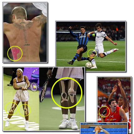 Waterproof Kinesiology Tape Sports Muscles Care Therapeutic Bandage, Size: 5m(L) x 2.5cm(W), Size: 5m x 2.5cm