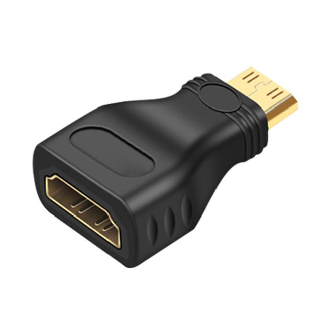 Gold Plated Mini HDMI Male to HDMI 19 Pin Female Adapter, Mini HDMI Male to HDMI Female
