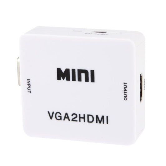 1080P Mini VGA to HDMI Audio Video Converter for HDTV, PC, Laptop and DVD, Mini VGA to HDMI