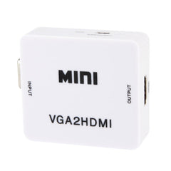 1080P Mini VGA to HDMI Audio Video Converter for HDTV, PC, Laptop and DVD, Mini VGA to HDMI