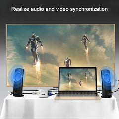 1080P Mini VGA to HDMI Audio Video Converter for HDTV, PC, Laptop and DVD, Mini VGA to HDMI