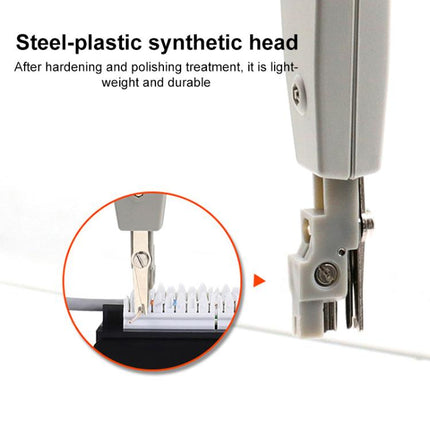 RJ45 / RJ12 / RJ11 Network BT Telephone Socket Multi Punch Insertion Tool(White)