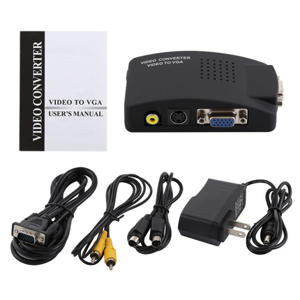 High Resolution (BNC) Video and S-Video to VGA Conversion, PAL