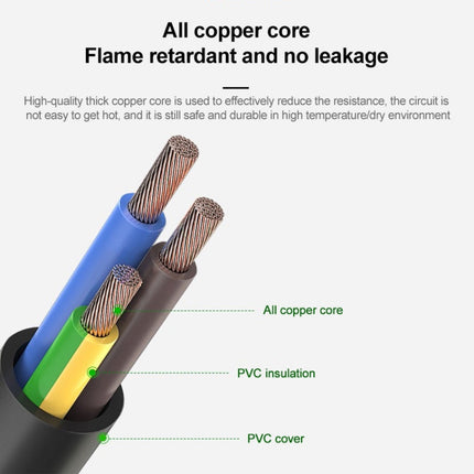 1.8m 3 Prong Style Big UK Notebook Power Cord, Big UK Plug, Length: 1.8m
