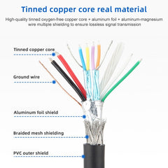 High Speed Micro USB Female to 90 Degrees Elbow USB-C / Type-C 3.0 Male Data Sync Cable Adapter, Length: 27.5 cm