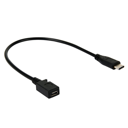 USB-C / Type-C 3.0 Male to Mini USB Female Cable Adapter, Length: 29cm