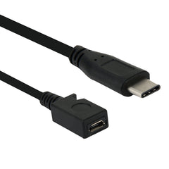 USB-C / Type-C 3.0 Male to Mini USB Female Cable Adapter, Length: 29cm