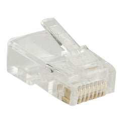 100pcs /Pack RJ45 Connector Modular Plug, Gold: 3u, Gold: 3u