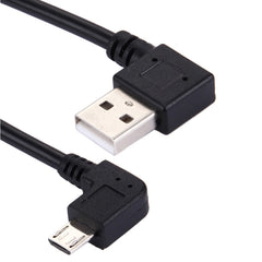 27cm 90 Degree Left Angle Micro USB to 90 Degree Left Angle USB Data / Charging Cable