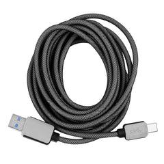 3m Woven Style 2A USB-C / Type-C 3.1 Male to USB 3.0 Male Data / Charger Cable