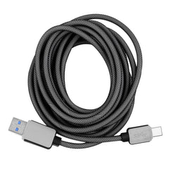 3m Woven Style 2A USB-C / Type-C 3.1 Male to USB 3.0 Male Data / Charger Cable, 3m