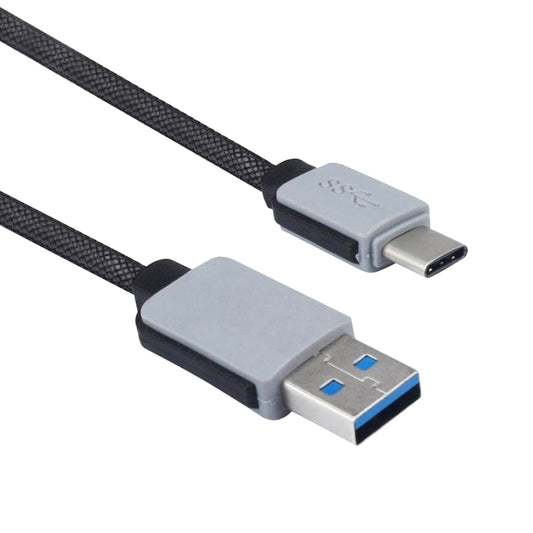 3m Woven Style 2A USB-C / Type-C 3.1 Male to USB 3.0 Male Data / Charger Cable, 3m