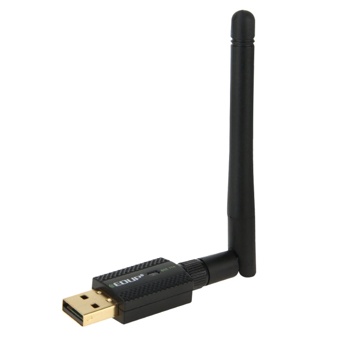 EDUP EP-N1581 Mini USB Wifi 802.11n/g/b 300Mbps 2.4GHz Wireless Adapter External Antenna, EP-N1581