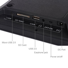 12.0 Inch LED Display Multi-media Digital Photo Frame with Holder / Music & Movie Player / Remote Control Function, Support USB / SD, Built in Stereo Speaker, 12.0 Inch