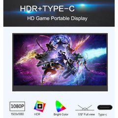 15.6 inch 1080P LED Portable Display Support HDR