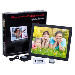 14 inch HD LED Screen Digital Photo Frame with Holder & Remote Control, Allwinner, Alarm Clock / MP3 / MP4 / Movie Player, 14.0 inch, 14 inch/Allwinner