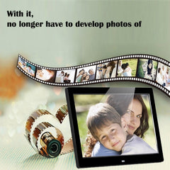 14 inch LED Display Multi-media Digital Photo Frame with Holder & Music & Movie Player, Support USB / SD / MS / MMC Card Input