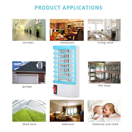 1W Efficient 4-LED Mosquito Killer Night Lamp, EU Plug, AC 220V, EU Plug