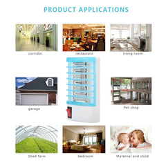 1W Efficient 4-LED Mosquito Killer Night Lamp, EU Plug, AC 220V