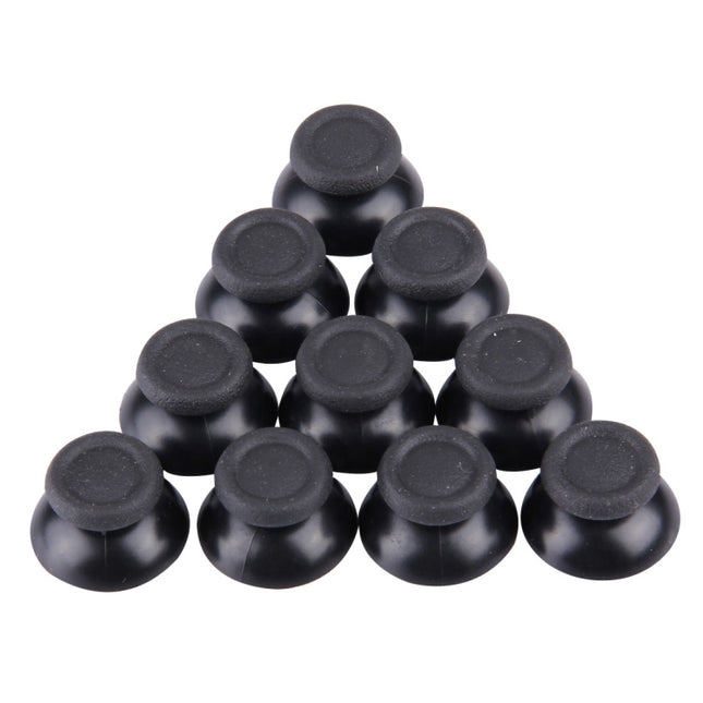 10 PCS Controller Joystick 3D Analog Cap for PS4, for PS4 Black