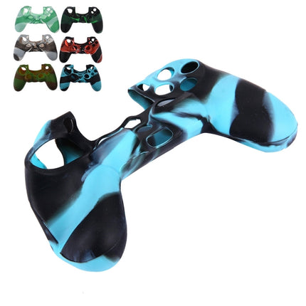 Camo Silicone Protective Case for PS4 Controller, Random Color Delivery, FS-03