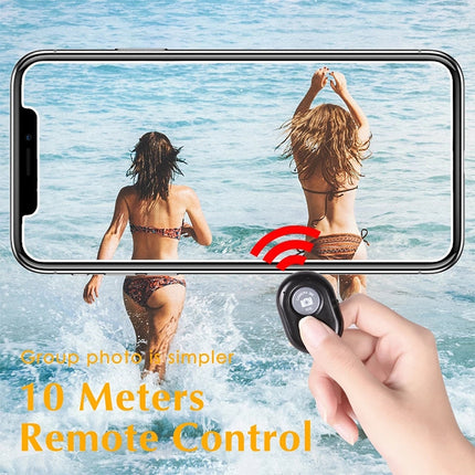 BRCMCOM Chip Universal Bluetooth 3.0 Remote Shutter Camera Control Self-timer, Black, White