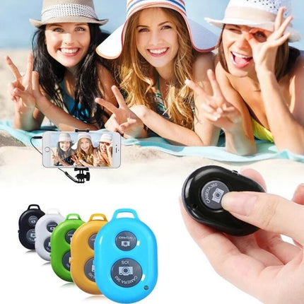 BRCMCOM Chip Universal Bluetooth 3.0 Remote Shutter Camera Control Self-timer, Yellow, White, Black, Blue, Red, Green