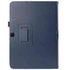 Litchi Texture Flip Leather Case with Holder for Galaxy Tab 4 10.1 / T530