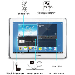 0.4mm 9H+ Surface Hardness 2.5D Tempered Glass Film for Galaxy Note 10.1 / N8000