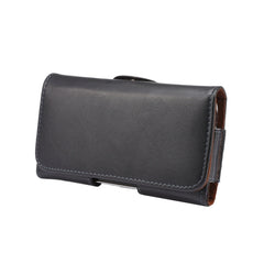 Universal Horizontal Style Leather Waist Bag with Back Splint for iPhone X , Samsung S7 / S5 / S4, Grand DUOS / I9082