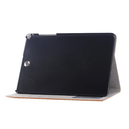 Map Pattern Leather Case with Holder & Card slots & Wallet for Galaxy Tab A 9.7 4G LTE / T555, Random Pattern Delivery