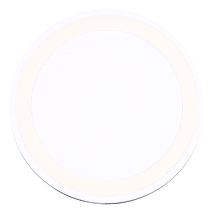 Universal QI Standard Round Wireless Charging Pad (White + Red), White, Black + White, Black + Orange, White + Black, Black + Blue, Black + Red, Grey+Black, White + Red