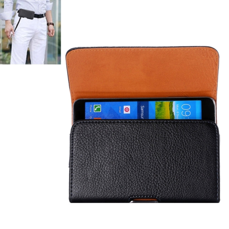 Litchi Texture Universal Horizontal Style Leather Case with Belt Hole for Galaxy Mega i9208 / i9200 / Mega 2 / i9205