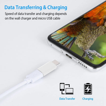 USB-C / Type-C 3.1 Male to Micro USB Female Converter Adapter, Length: 2.5cm