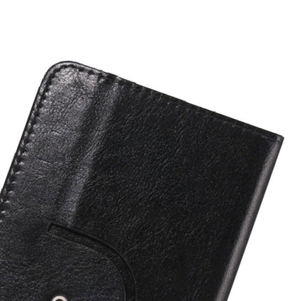 5.5-6.3 Inch Universal Crazy Horse Texture 360 Degree Rotating Carry Case with Holder & Card Slot for Galaxy Mega 6.3 / i9200