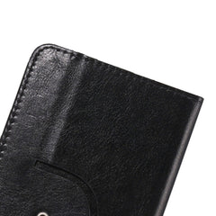 5.3-5.5 Inch Universal Crazy Horse Texture 360 Degree Rotating Carry Case with Holder & Card Slots for Galaxy Note I / II / III / IV