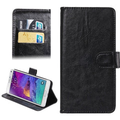 5.3-5.5 Inch Universal Crazy Horse Texture 360 Degree Rotating Carry Case with Holder & Card Slots for Galaxy Note I / II / III / IV