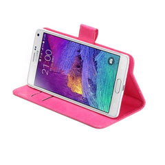 5.3-5.5 Inch Universal Crazy Horse Texture 360 Degree Rotating Carry Case with Holder & Card Slots for Galaxy Note I / II / III / IV