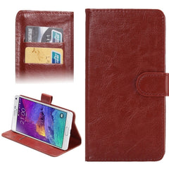 5.3-5.5 Inch Universal Crazy Horse Texture 360 Degree Rotating Carry Case with Holder & Card Slots for Galaxy Note I / II / III / IV