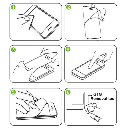 0.26mm 9H Surface Hardness Explosion-proof Colorized Silk-screen Tempered Glass Full Screen Film for Galaxy Note 5 / N920