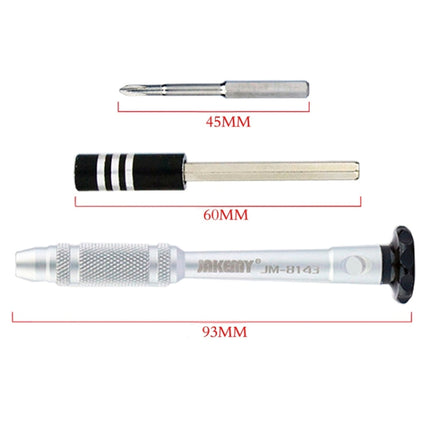 JAKEMY JM-8143 10 in 1 Multifunctional Aluminium Alloy Screwdriver Tools Kit, JM-8143 10 in 1