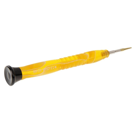 XL-0.8 Embedded Crystal Flower Professional Versatile 0.8 Pentalobe Screwdriver for Mobile Phone / Tablets Repair, Random Color Delivery(Green,Yellow,Red,Blue)