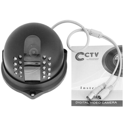 1 / 3 inch Sony 420TVL 3.6mm Fixed Color Dome Camera, IR Distance: 20m
