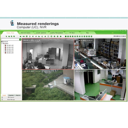 N4B-Mini/L 4 Ch 720P 1.0 Mega Pixel IP Camera NVR Kit, Support Night Vision / Motion Detection, IR Distance: 20m, N4B-Mini/L