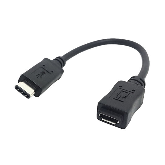 CY-201 USB 3.1 Type-C Male Connector to Micro USB 2.0 Female Cable For Nokia N1, Cable Length:  20cm