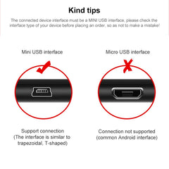 USB Retractable Data & Charger Cable for Motorola V3 / Mobile Phone / MP3 / MP4 / Digital Camera / GPS, Length: 10cm (Can be Extended to 80cm),  Black, USB 2.0 to Mini 5 Pin, USB 1.1 to Mini 5 Pin