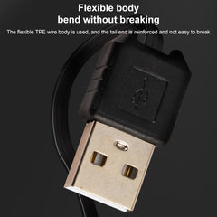 USB Retractable Data & Charger Cable for Motorola V3 / Mobile Phone / MP3 / MP4 / Digital Camera / GPS, Length: 10cm (Can be Extended to 80cm),  Black, USB 2.0 to Mini 5 Pin, USB 1.1 to Mini 5 Pin