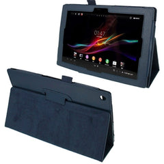 Litchi Texture Leather Case with Holder for Sony Xperia Tablet Z / 10.1