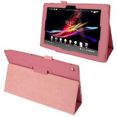 Litchi Texture Leather Case with Holder for Sony Xperia Tablet Z / 10.1