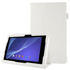 Litchi Texture Leather Case with Holder for Sony Xperia Tablet Z2 10.1